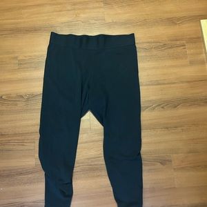 Black nike leggings with detail